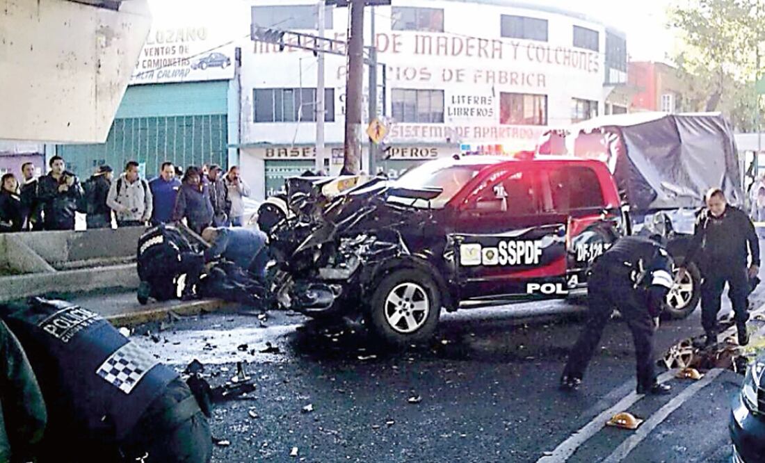 El incidente ocurrió en el cruce del Eje Central –100 Metros– y el Circuito Bicentenario –Río Consulado– (FOTO: ESPECIAL)