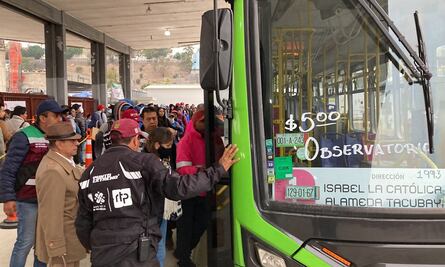 Aumenta demanda de unidades de RTP en Observatorio por cierre de la Línea 1 del Metro