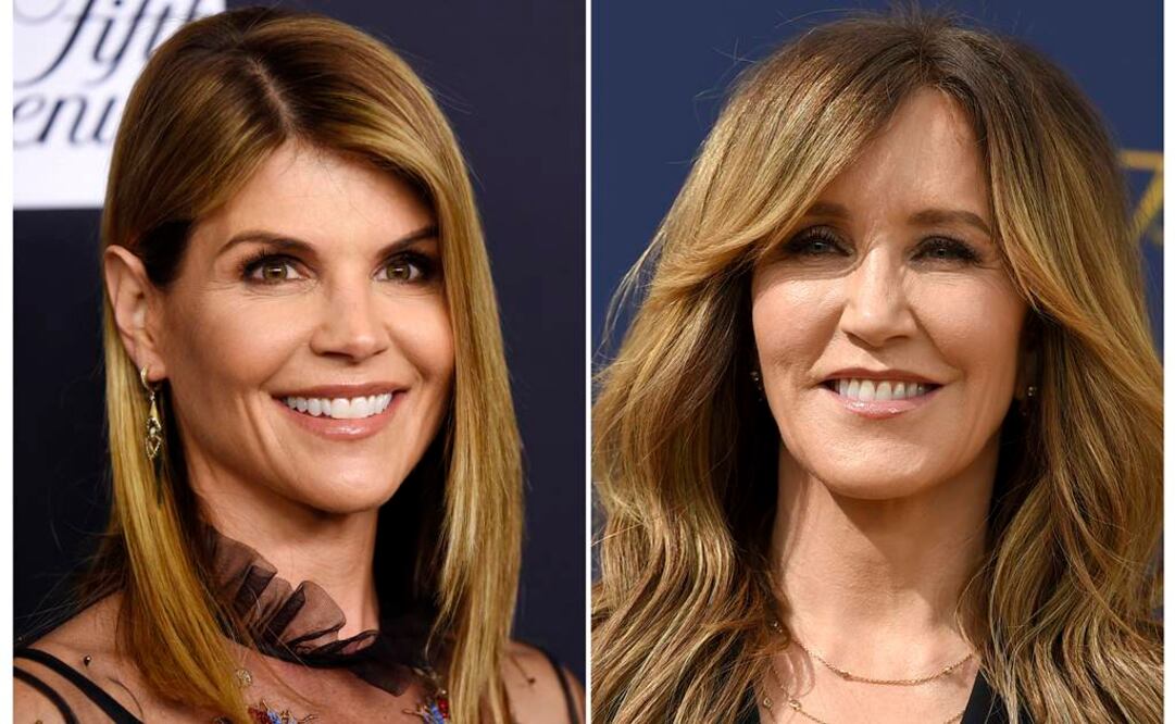Lori Loughlin y Felicity Huffman. Foto: AP 