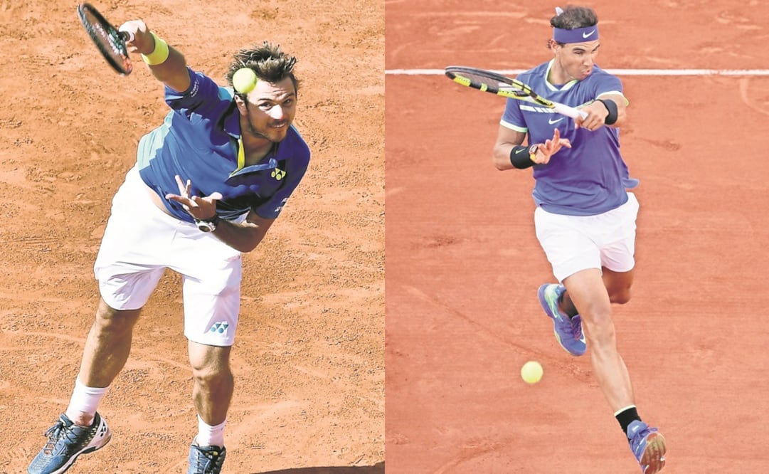 El suizo tiene récord perfecto en finales de GS; En la arcilla parisina Rafa sólo registra dos derrotas. (REUTERS)