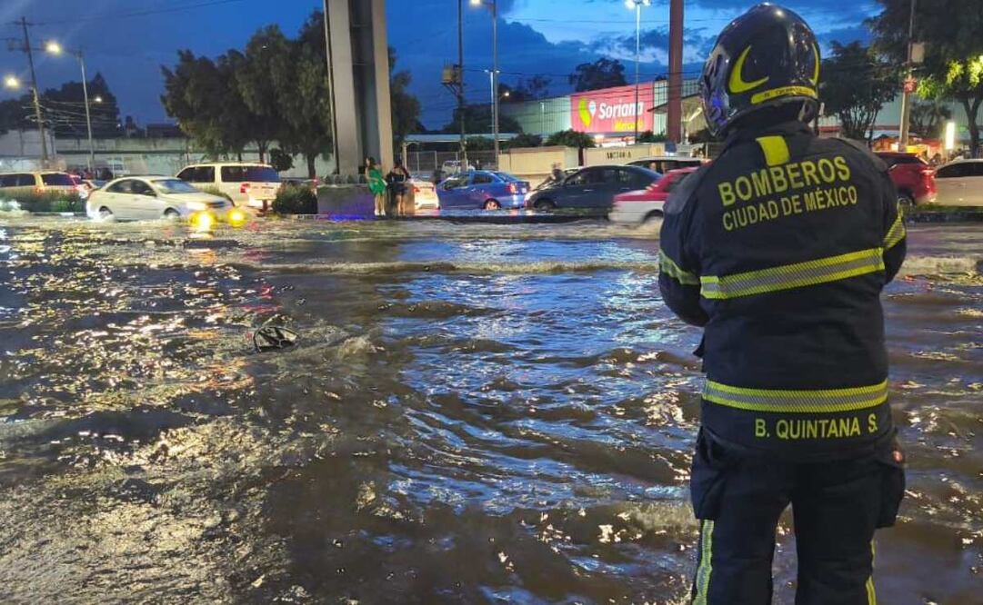 Inundaciones en Iztapalapa. Foto: Especial