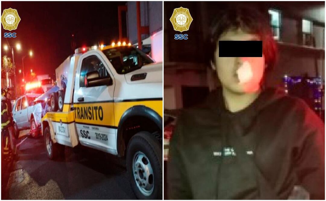 Detienen a joven conductor de 19 años tras volcadura en BJ