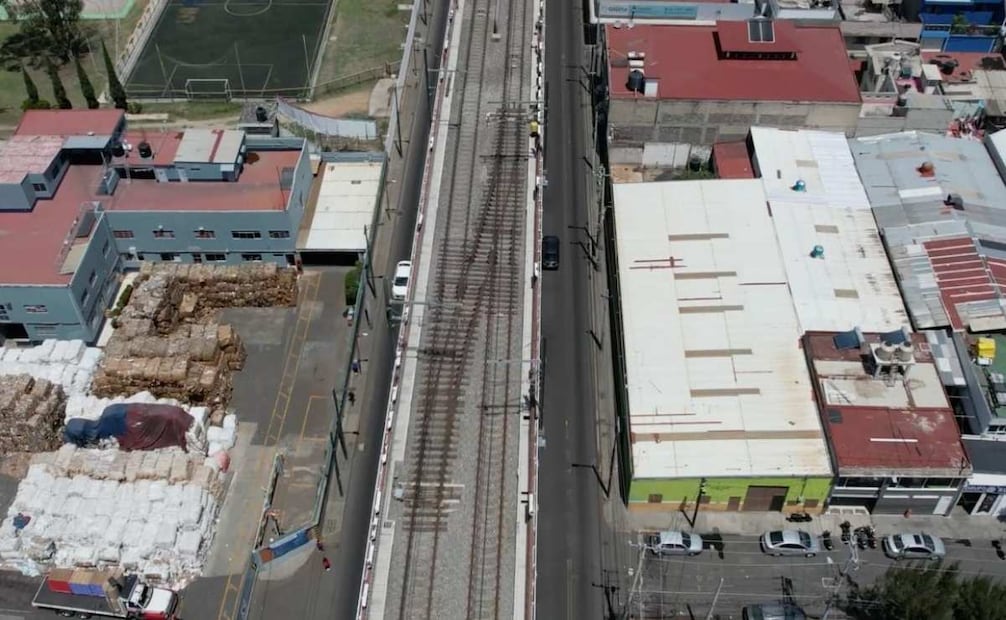 El aparato permite el cambio de vía de los trenes, para redireccionarlos hacia Mixcoac o hacia Tláhuac. | Foto: Especial.