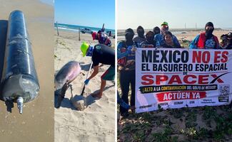 Desechos de SpaceX llegan a playas nacionales; ¿qué tan grave es la contaminación espacial?