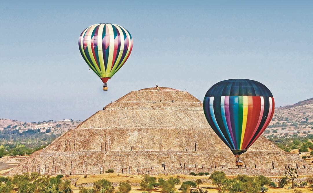 Un análisis de seguridad realizado por la empresa NavBlue advierte sobre el riesgo de los vuelos en globo con la operación del AIFA. Por su importancia económica, se evalúan medidas para que convivan. Foto: ARCHIVO EL UNIVERSAL