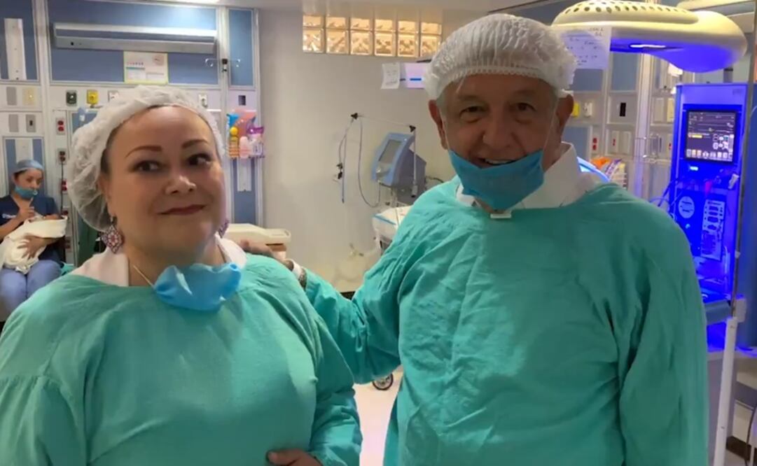Visita del presidente Andrés Manuel López obrador a uno de los siete hospitales del IMSS Bienestar, en Chiapas / @lopezobrador_