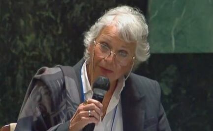 Olga Sánchez Cordero manda mensaje desde la ONU a legisladores del mundo: revertir la desigualdad debe ser prioridad