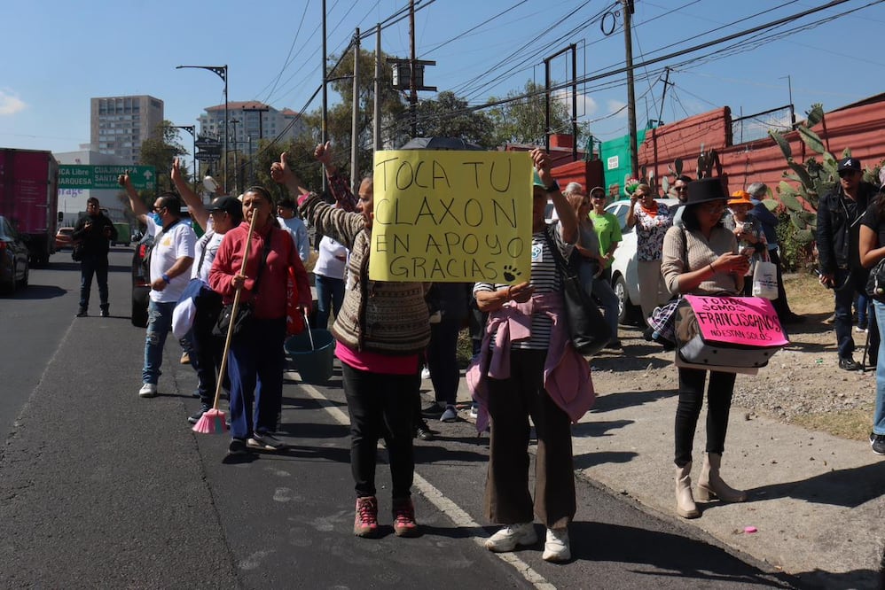 Caso Refugio Franciscano: Fundación Haghenbeck asegura que elementos de seguridad que resguardan predio en Cuajimalpa fueron agredidos. (Foto: Juan Carlos Williams/ EL UNIVERSAL)
