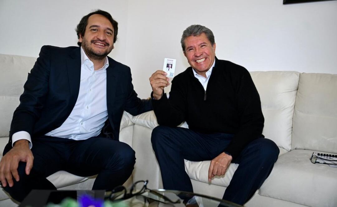 Andrés Manuel López Beltrán y Ricardo Monreal "sumando esfuerzos para alcanzar la meta de 10 millones de mexicanas y mexicanos". Foto: X @PartidoMorenaMx