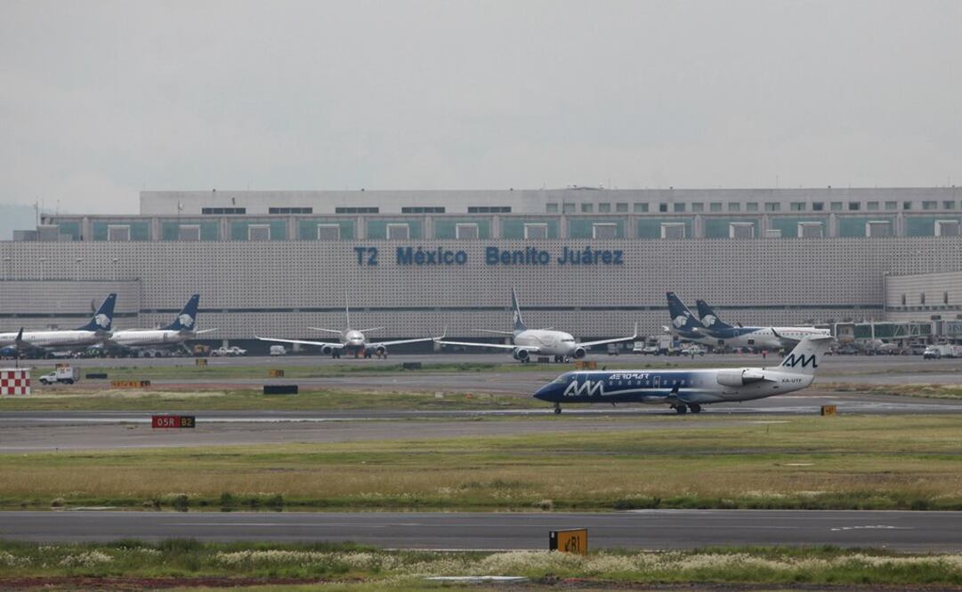 Aeropuerto Internacional de la Ciudad de México. Foto: Archivo / EL UNIVERSAL