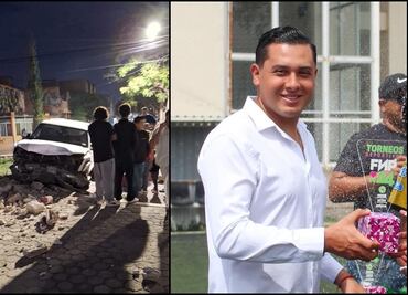 En aparente estado de ebriedad, funcionario del Instituto del Deporte choca vehículo oficial en SLP; lo separan de su cargo