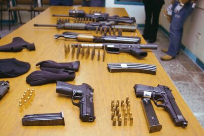 Crimen usa armas que se compran en EU legalmente