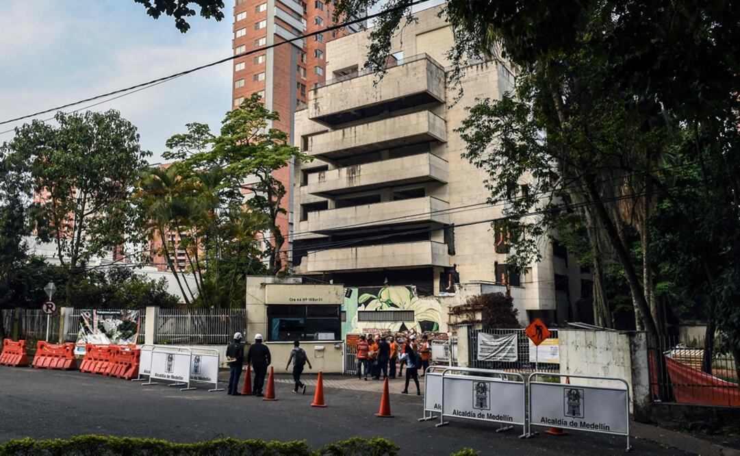 Estructura ubicada en Medellín. Foto: AFP