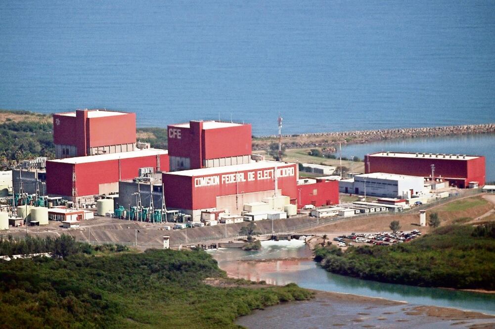 La planta nuclear de Laguna Verde, que genera 15% de la electricidad del país, inició operaciones en 1990 y se proyecta ampliar su capacidad instalada 2.7 veces más. Foto: ARCHIVO EL UNIVERSAL