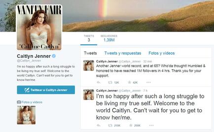 Caitlyn Jenner rompe récord en Twitter