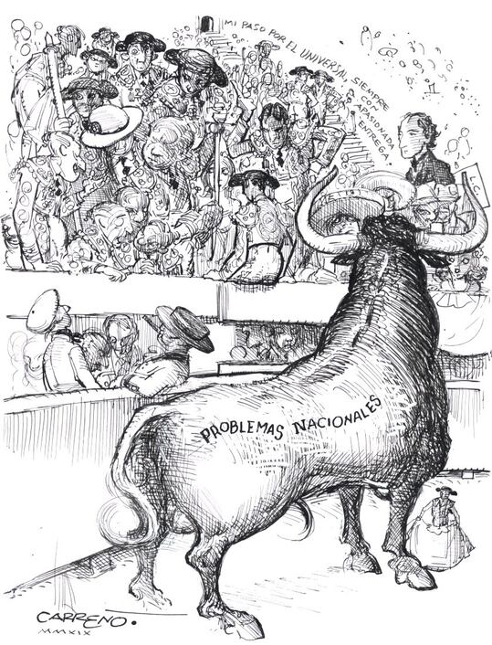 Valientes lidiadores políticos