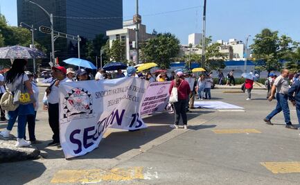 Trabajadores de la Secretaría de Cultura bloquearon Reforma e Insurgentes por más de tres horas