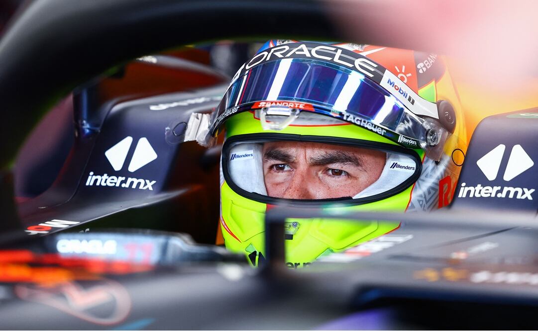 Checo Pérez de cara al GP de Miami - Foto: AFP