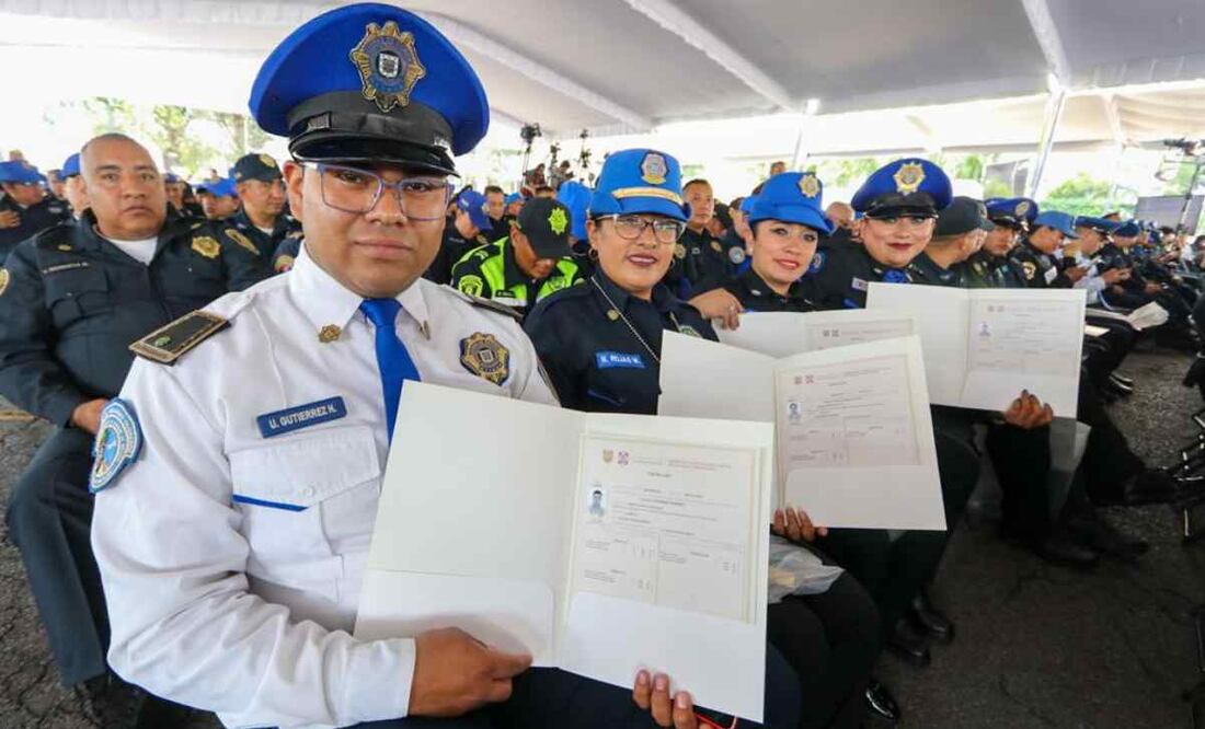 Abren nueva convocatoria para que policías de la CDMX concluyan su educación media superior / Foto: Gobierno de la CDMX