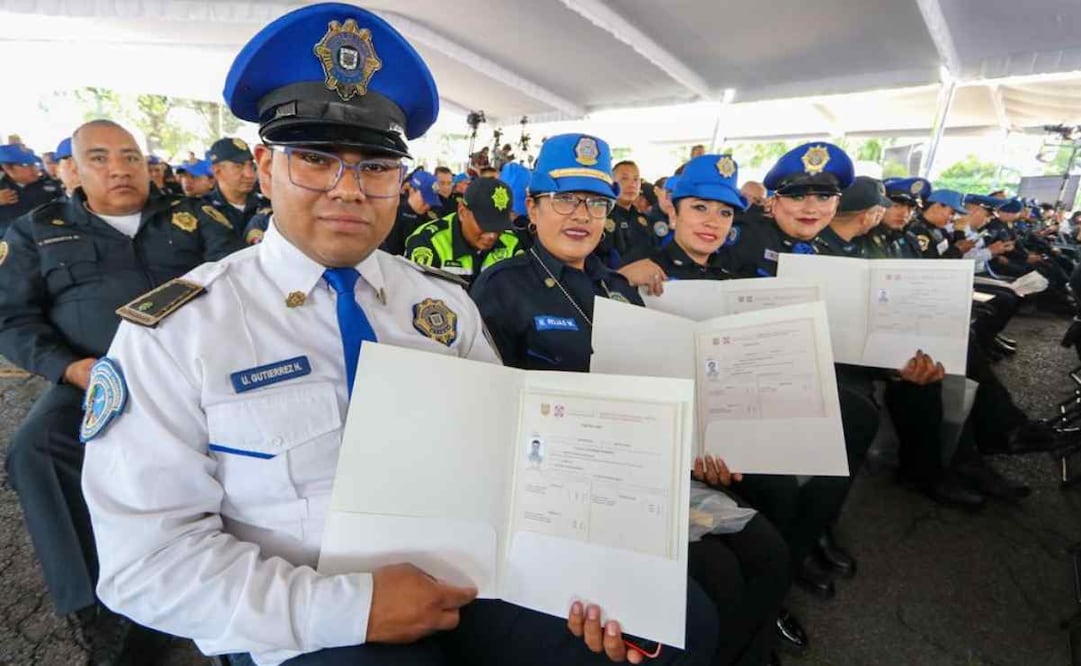 Abren nueva convocatoria para que policías de la CDMX concluyan su educación media superior / Foto: Gobierno de la CDMX