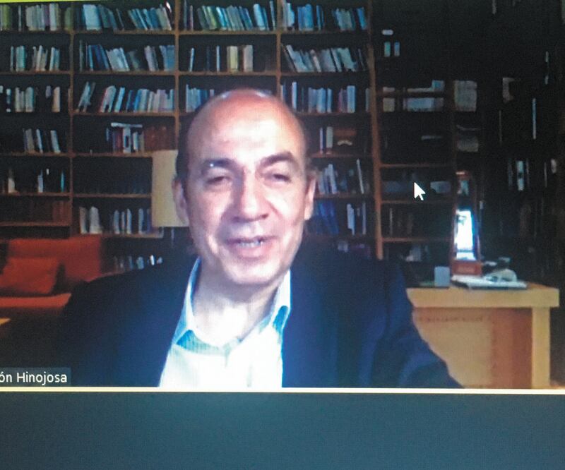 El expresidente Felipe Calderón Hinojosa presentó ayer virtualmente su lib ro Decisiones Difíciles, donde se le preguntó sobre el operativo Rápido y Furioso que realizó Estados Unidos en 2009. Foto: ESPECIAL