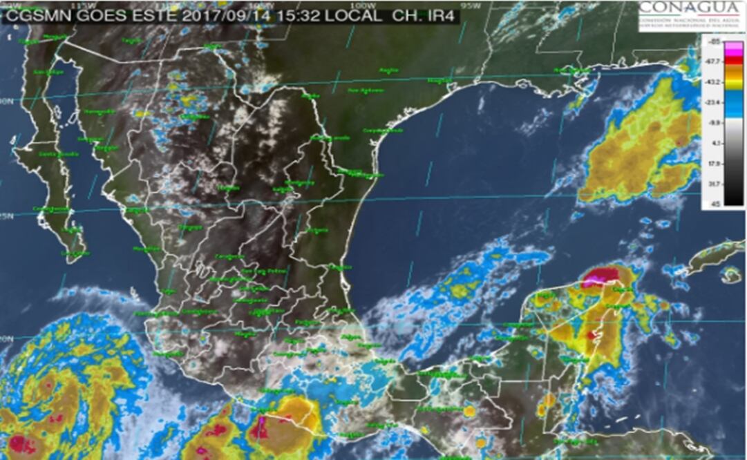 Hurricane "Max" reaches Pico de Monte village in Guerrero