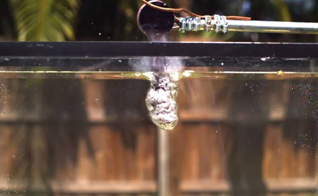 La sal se encontraba en la máxima temperatura. Foto: Captura YouTube