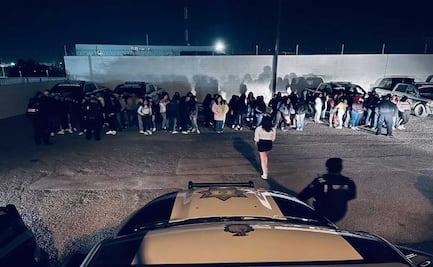 Fiesta convocada en Facebook termina con 193 detenidos en Chihuahua; la mayoría eran menores de edad