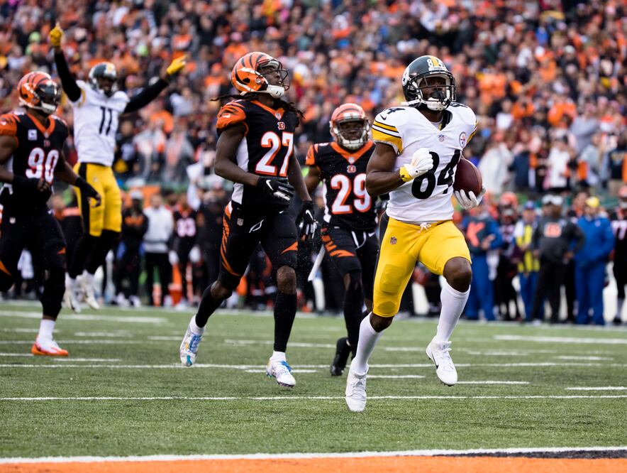 Anotación de Antonio Brown. Foto: AP