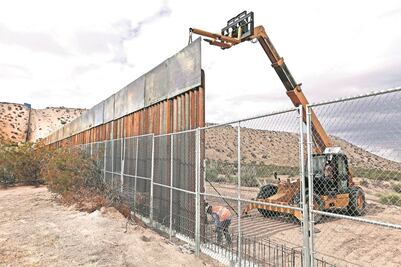 EU entrega otros cuatro contratos para prototipos del muro de Trump
