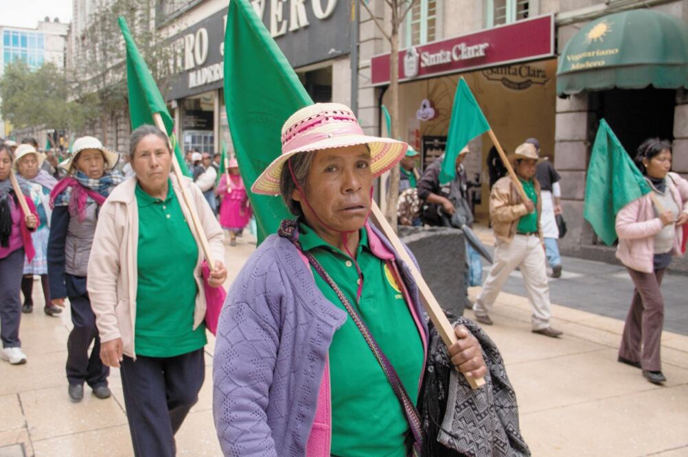 ¿Por qué el plantón? Los campesinos demandan que se liberen los recursos asignados al campo y acusan a la Sader de retenerlos. Foto: ARCHIVO EL UNIVERSAL