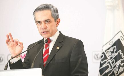 "Con Morena, nada", dice Mancera sobre su candidatura