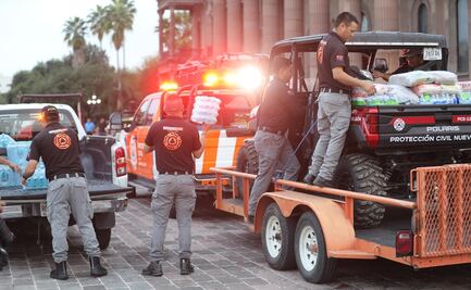 Nuevo León envía 20 toneladas de víveres y decenas de rescatistas a Veracruz 