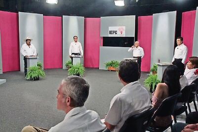 Ofrecen en debate candidatos en Chiapas acabar con corrupción
