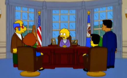Los Simpsons predijeron que Trump sería presidente de EU