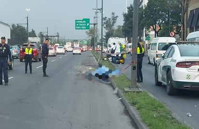 Muere motociclista en accidente sobre Calzada Ignacio Zaragoza