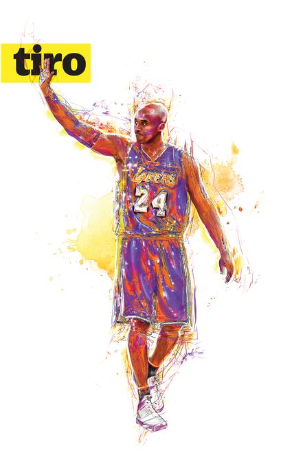 Los Lakers intentarán despedir a Kobe con dignidad (ILUSTRACIÓN: DAVID PEÓN)