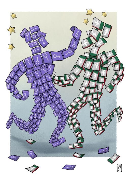 Hasta hacerse cachitos