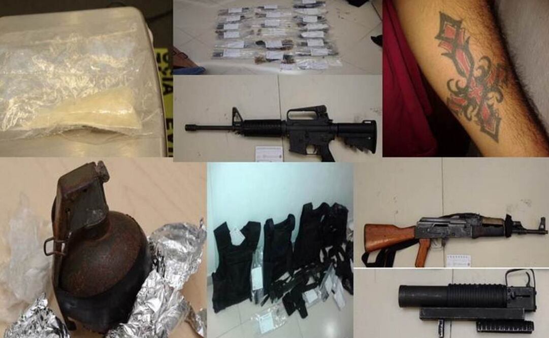 Cae persona con arsenal de armas