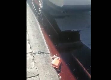 VIDEO: Captan río de sangre frente a una funeraria en Guasave, Sinaloa