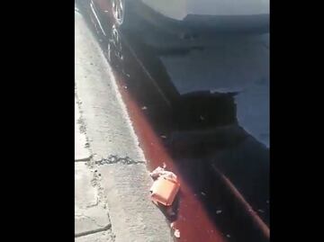 VIDEO: Captan río de sangre frente a una funeraria en Guasave, Sinaloa