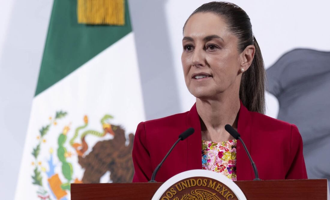 Claudia Sheinbaum en su conferencia matutina del 27 de octubre de 2025. Foto: Presidencia