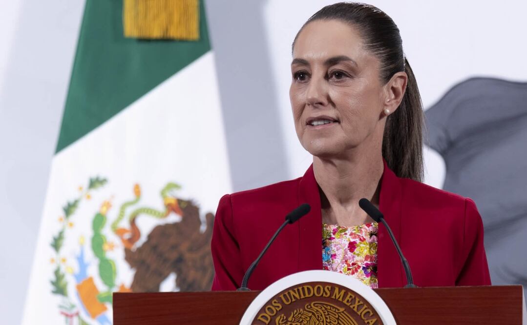 Claudia Sheinbaum en su conferencia matutina del 27 de octubre de 2025. Foto: Presidencia