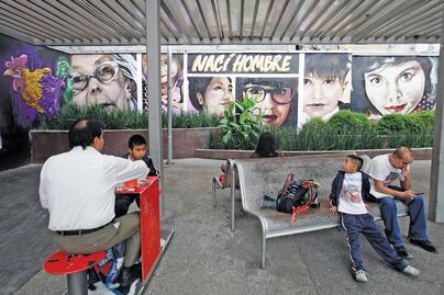 Usan arte urbano para reflexionar sobre la violencia hacia las mujeres