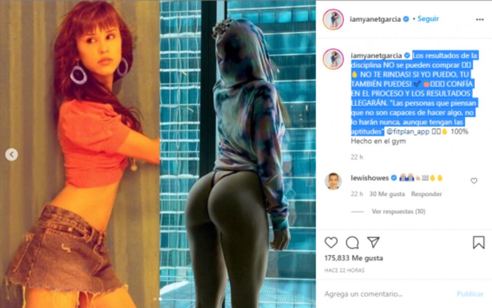 La foto que prueba el gran cambio físico de Yanet García
