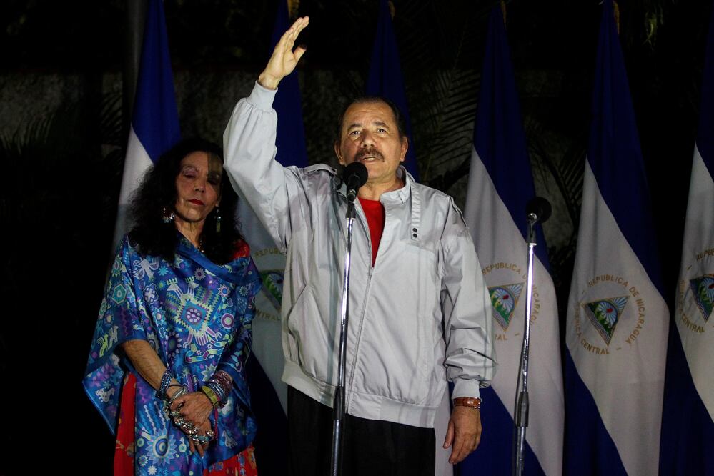 Con el 99,8 % de las mesas electorales escrutadas a última hora del lunes, Ortega consiguió mil 803.944 votos, equivalentes al 72,5 %, lo que le dio la victoria (Reuters)