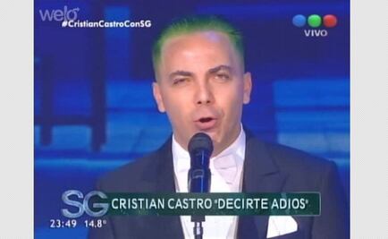 Cristian Castro sorprende con look de "Guasón"