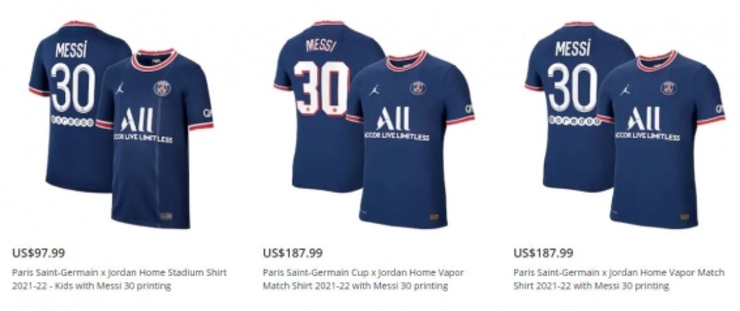 El PSG lanza a la venta el jersey de Messi; conoce sus precios