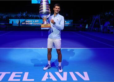 Djokovic logra en Tel Aviv su tercer título de la temporada