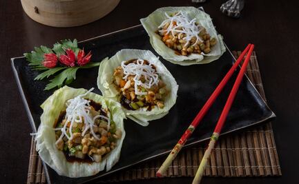 Cómo hacer tacos de pollo con lechuga